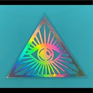 Eye of Providence Holographic Waterproof Sticker 4”